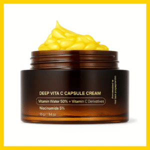 Golden Boba Cream – Deep Vita C Capsule Cream with Niacinamide 5% & Vitamin C for Bright, Hydrated Skin | TenToes Hamburg