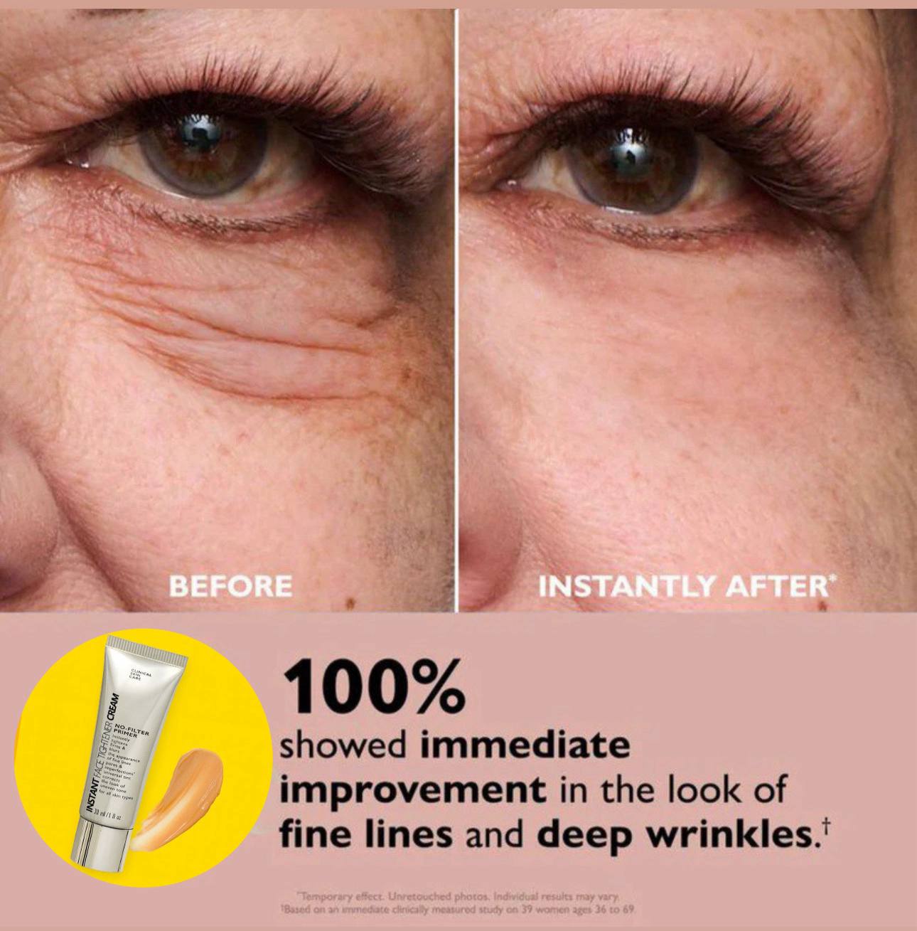Instant Face Tightener Cream – Lift, Firm & Smooth Skin in Minutes | TenToes Skincare