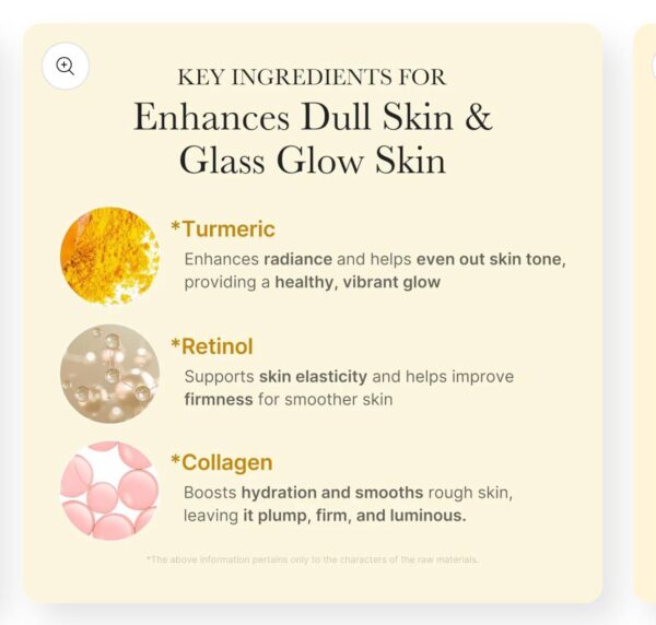 Turmeric Collagen Overnight Wrapping Peel Off Mask – Kojic Acid, Retinol & Vitamin C | 75g with Free Brush | TenToes Hamburg - Image 3