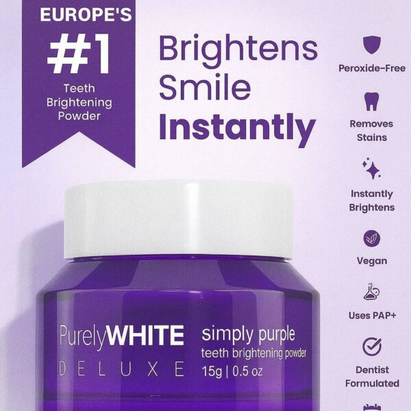 Purple Tooth Powder – Peroxide-Free Stain Neutralizer - Image 3