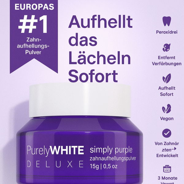 Purple Tooth Powder – Peroxide-Free Stain Neutralizer