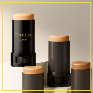 TEN X TEN Glow™ Serum-Boosted Beauty Balm – Hydrating Skin Tint & Concealer Stick