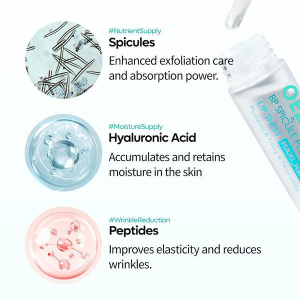BP Spicule Lip Serum – Cushiony Gloss with Hyaluronic & Peptides - Image 4