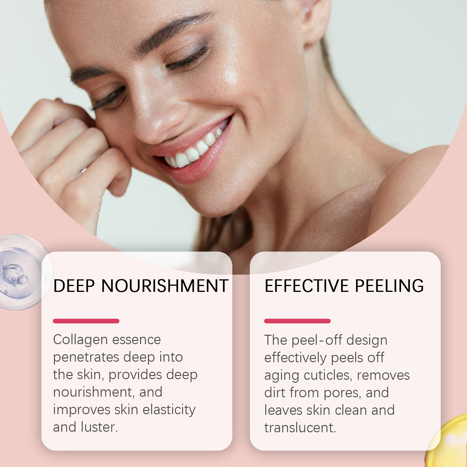 Collagen Glass™ Peel-Off Face Mask with Brush – Firming Glow