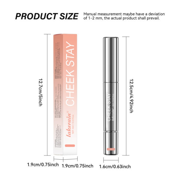 6 Colors Multifunctional Cosmetic Brush Liquid Highlight Blush Stick - Image 5