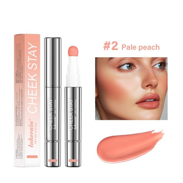 6 Colors Multifunctional Cosmetic Brush Liquid Highlight Blush Stick - Image 6